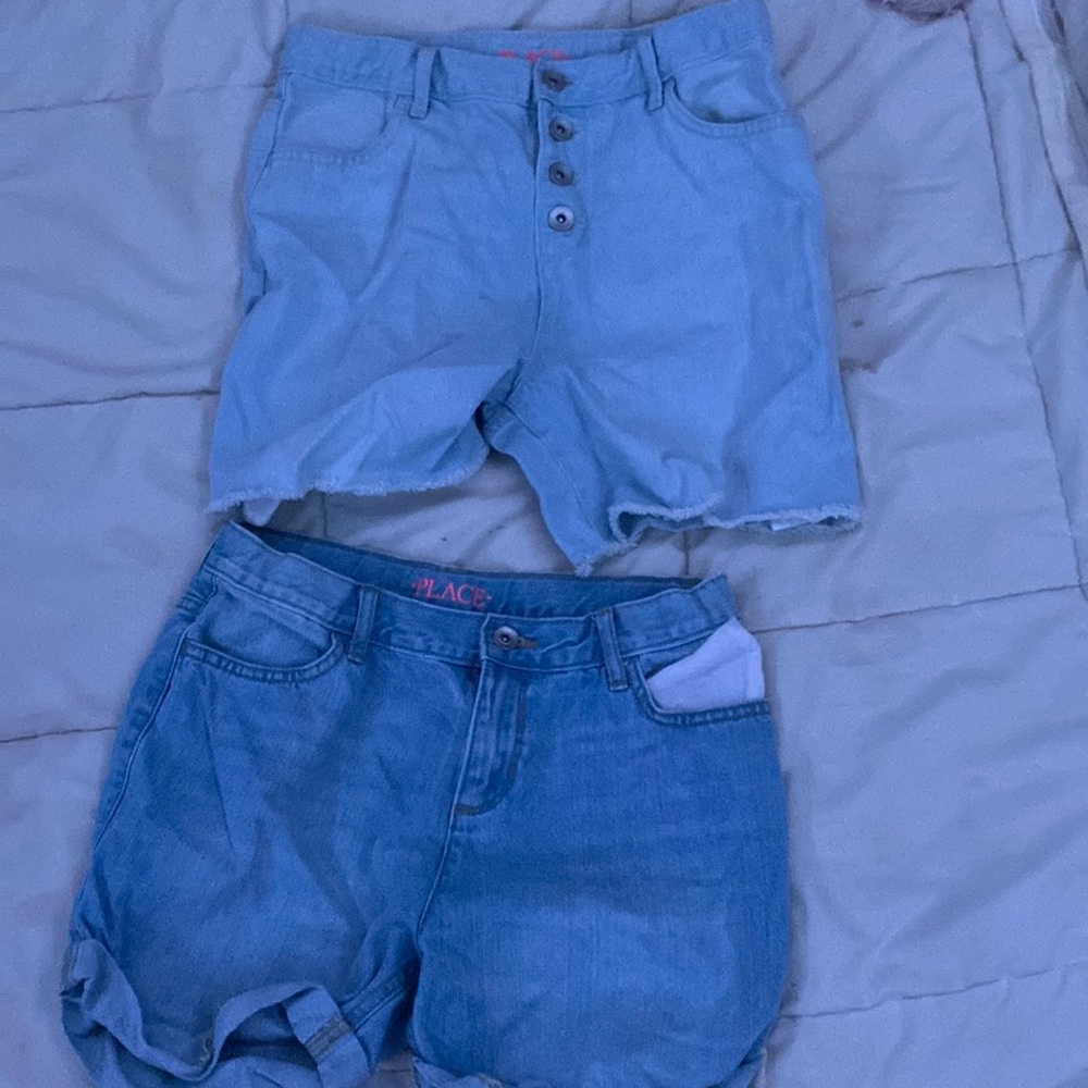 girls jean shorts